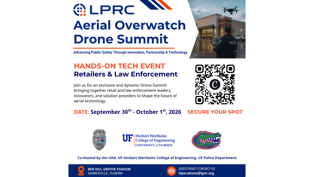 LPRC and UF Announce Aerial Overwatch Drone Summit